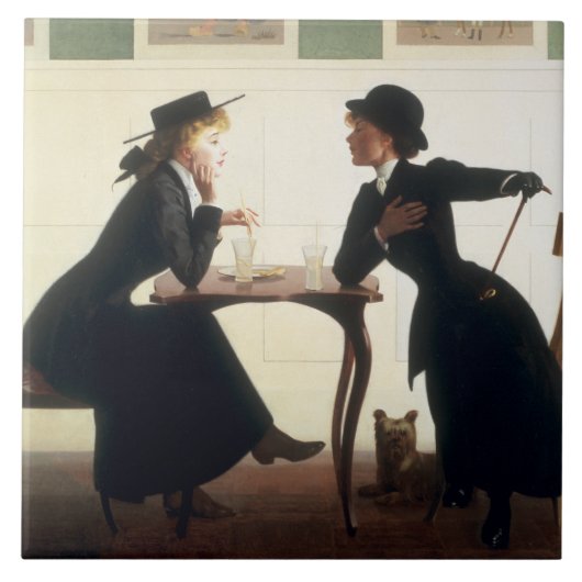 Confides door Harry Watrous Poster Tegeltje (Voorkant)