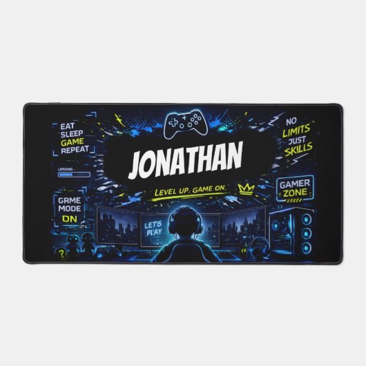 Configuration de jeu néon personnalisée pour joueu (Recto)