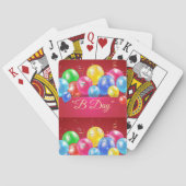 Configuration du jeu de cartes d'anniversaire B Da (dos)