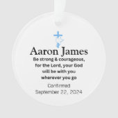 Confirmation Acrylique Cadeaux ornementaux pour ga (devant)