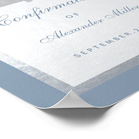 Confirmation Affiche de bienvenue d'arc en argent (Coin)