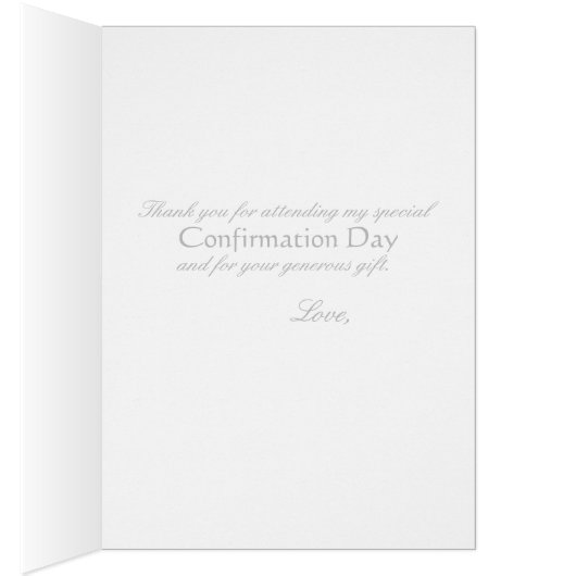 Confirmation Cross Insert Your Front Photo (Intérieur (Droit))