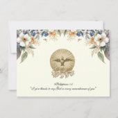 Confirmation de l'Esprit Saint catholique Merci fl (Dos)