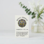 Confirmation du sacrement Verre tendu Cartes saint (Debout devant)