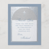 Confirmation Dusty Blue Budget Arch Carte de remer (Devant)