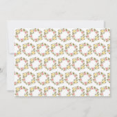 Confirmation Floral Wreath Crucifix Invitation (Dos)