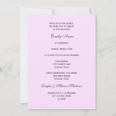 Confirmation Invitation Dove et Croix sur Invitati (Dos)