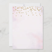 Confirmation Pink Floral Invitation (Dos)