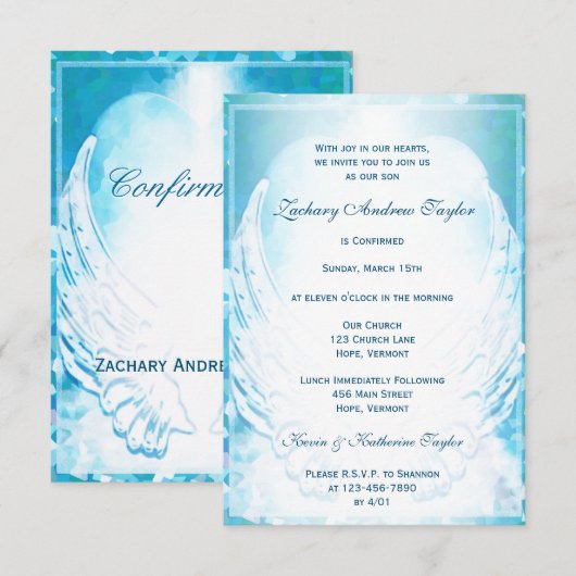 Confirmation!REMOVE! Kaart (Voorkant / Achterkant)