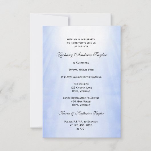 Confirmation!REMOVE! Kaart (Voorkant)