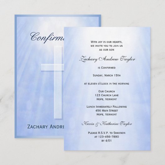 Confirmation!REMOVE! Kaart (Voorkant / Achterkant)