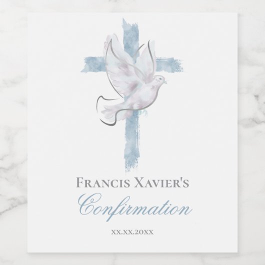 Confirmation Wijn Etiket (Enkel label)