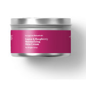 Confiture cosmétique rose chaud moderne étiquette