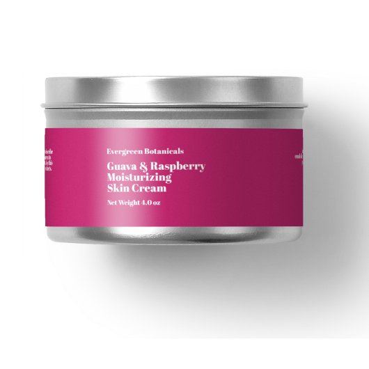 Confiture cosmétique rose chaud moderne étiquette