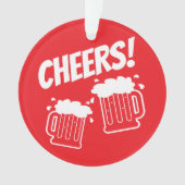 Confiture de bière personnalisée Arbre de Noël (devant)