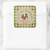 confiture de fraise grand étiquette (Sac)