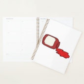 Confiture déversée Cute Jelly Rouge Jar (Devant avec enveloppe)