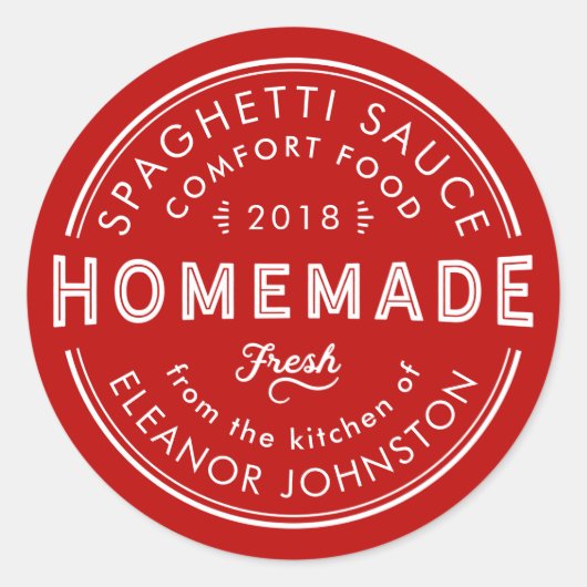 Confiture maison / Jelly / Sauces Étiquette de cui (Devant)