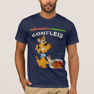 Confleis Distress-look T-shirt