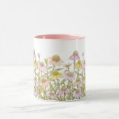 Conflowers Aquarelle Botanique Mug (Centre)