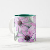 Conflowers pourpres en Mug (Devant gauche)