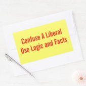 Confondre Un Autocollant Libéral (Enveloppe)