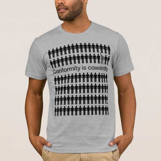 Conformiteit is laffe Shirt (Voorkant)