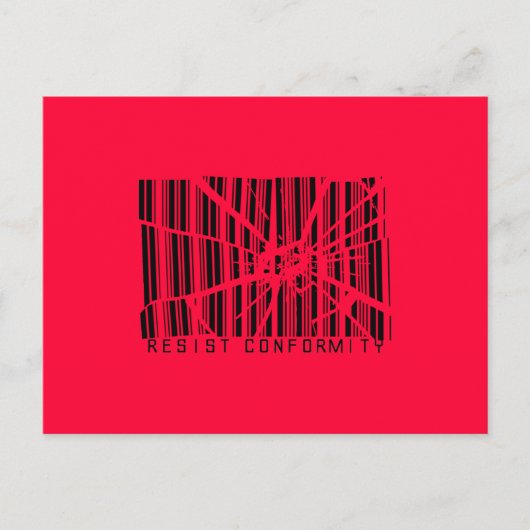 Conformiteit weerstaan briefkaart (Voorkant)