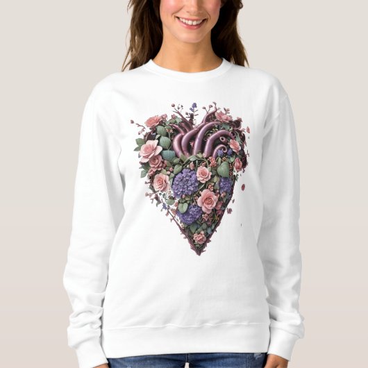 Confort classique : Sweatshirt de base des femmes (Devant)