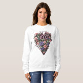 Confort classique : Sweatshirt de base des femmes (Devant entier)
