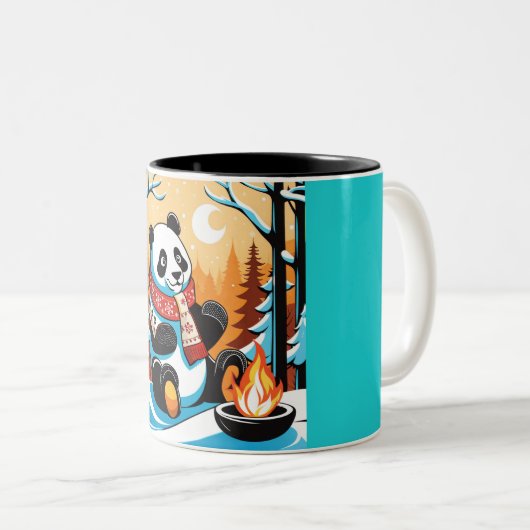 Confort confortable Panda Mug (Devant droit)