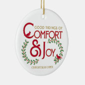 Confort et joie Cardinal Rouge Ornement personnali (Droite)