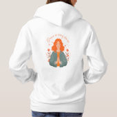 Confort Féminin - Sweat à capuche Serene Art (Dos)