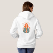 Confort Féminin - Sweat à capuche Serene Art (Dos entier)