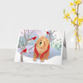 CONFORT & JOY lisse Chow cartes d'art (Fleur jaune)