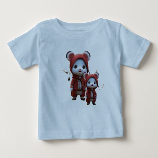 "Confort minuscule : Baby Fine Jersey T-Shirt Coll (Devant)
