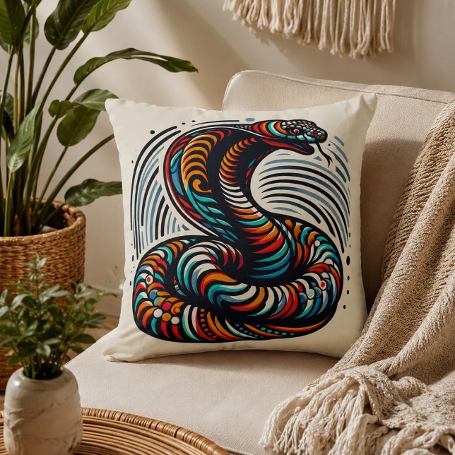 Confort Serpentine : Coussin en forme de Cobra pou (Serpentine Comfort: Cobra-Shaped Pillow for Exotic)