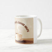 Confortable Mug Lover Café - La vie se passe, Café (Devant droit)