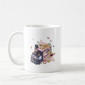 Confortable Voyage Femme Fête Mug (Gauche)
