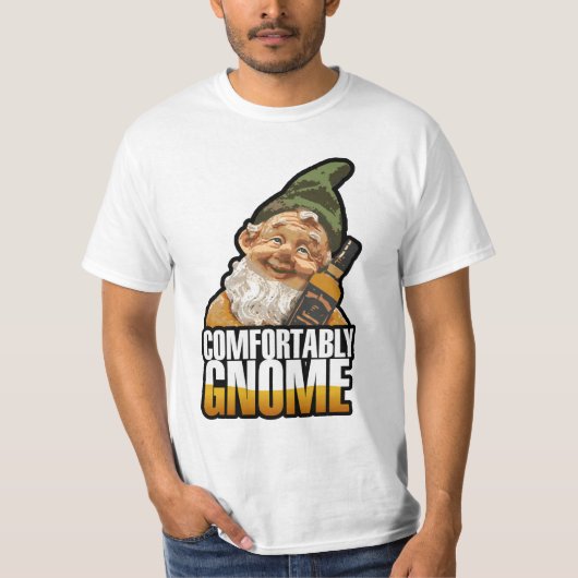 Confortablement T-shirt de gnome (Devant)