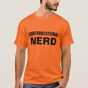 confrontatie nerd t-shirt