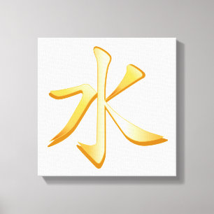 Confucianisme Symbol Canvas Art Afdruk