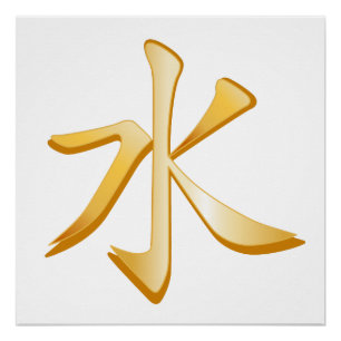 Confucianistisch symbool perfect poster