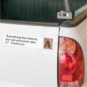 Confucius 1 bumpersticker (Op Truck)