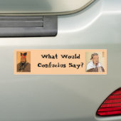 Confucius Bumpersticker (Op auto)