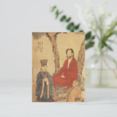 Confucius, Lao-tzu en Boeddhist Arhat Briefkaart (Staand voorkant)