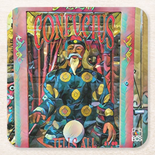 Confucius Paper Onderzetter (Voorkant)