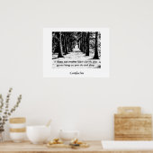 Confucius Quote - Poster (Keuken)