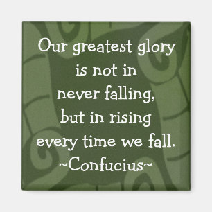 Confucius Quottion - Motivatie Magnet Magneet