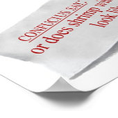 Confucius Say Fortune Affiche de cookies (Coin)